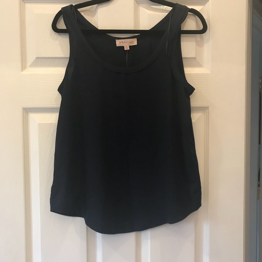 NEVER BEEN WORN navy tank!